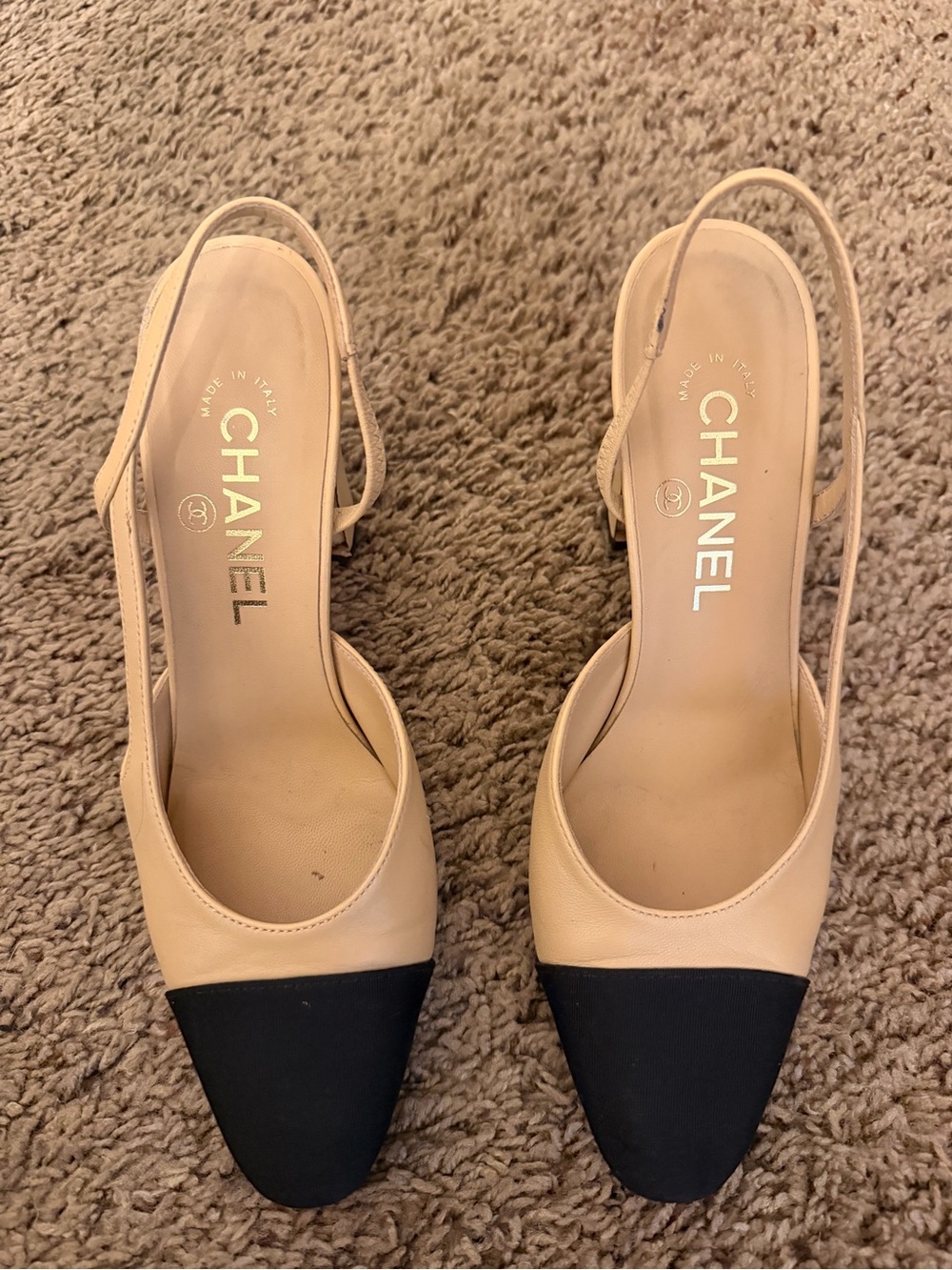 CHANEL classic sling backs